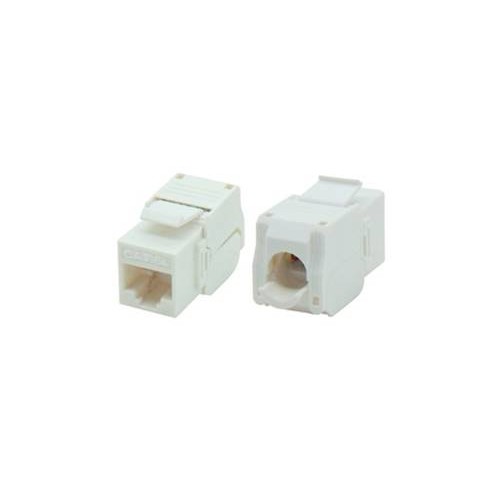 Keystone Jack RJ45 CAT6A UTP krone πρίζα λευκή για p.Panel KJ5-06 SUT