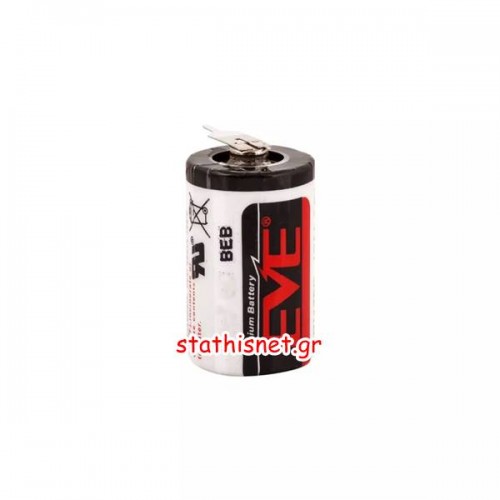 Μπαταρία Λιθίου 3.6V T04/8 1/2 AA 1200mAh Li-Ion ER14250 PF  με λαμάκι EVE BATTERY