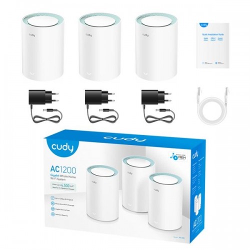 Mesh Range Extender AC1200 M1300 3-Pack CUDY