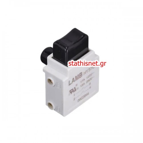 Διακόπτης εργαλειών απλός 250V 2P OFF - (ON) DPST 10Α HY37 E-Switch