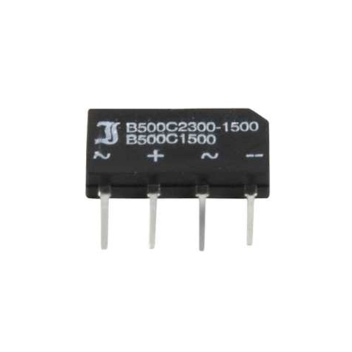 Γέφυρα 1,5A 500V πλακέ THT KBJ B500C2300-1500A/B Diotec Semiconductor