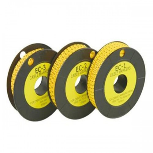 Σήμανση καλωδίων με ένδειξη ( 6 ) διατομής 3 - 4,2mm EC-1 CHS