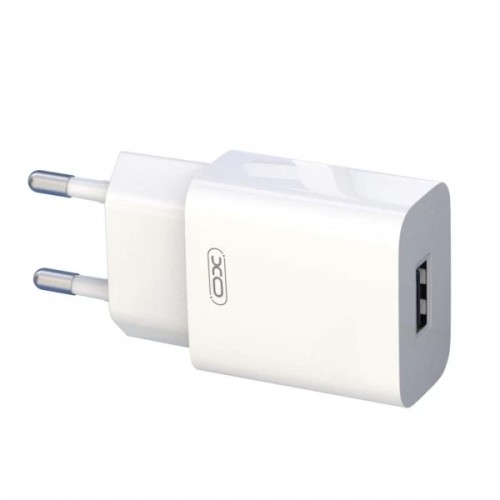 Τροφοδοτικό 230V in -> 1 x USB out 5V 2,4A 12W Άσπρο L99 XO