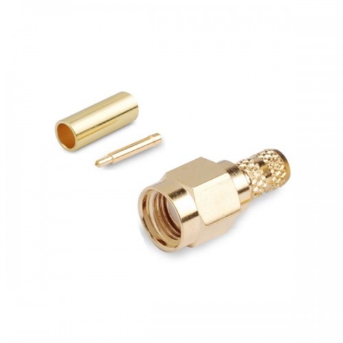 Κονέκτορας SMA αρσενικός -> RG58 grimp gold TP2-058 JYC