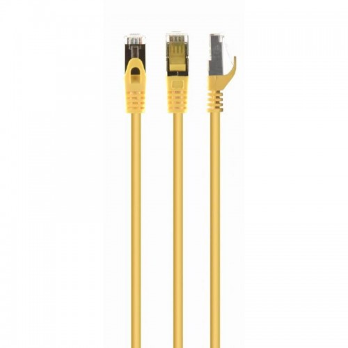 Καλώδιο patch cord S/FTP CAT6A 0.25m LSZH κίτρινο Cablexpert