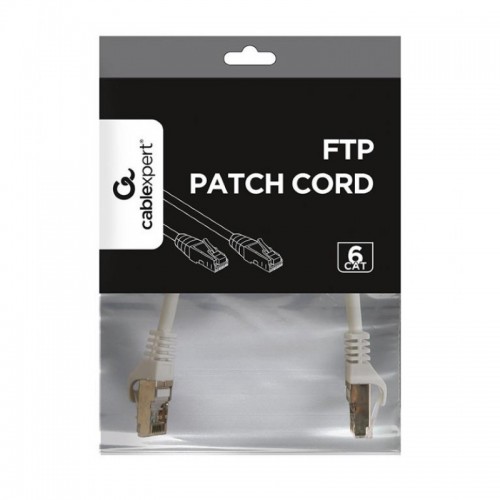 Καλώδιο patch cord FTP CAT6 0.25m άσπρο Cablexpert