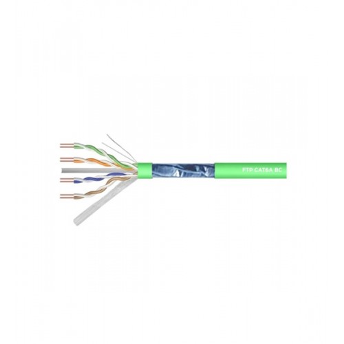 Καλώδιο δικτύου FTP CAT6Α LSZH πολύκλωνο 23AWG Solid 305m πράσινο Z-LINK