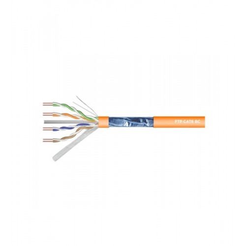 Καλώδιο δικτύου FTP CAT6 LSZH πολύκλωνο 23AWG Solid 305m πoρτοκαλί Z-LINK