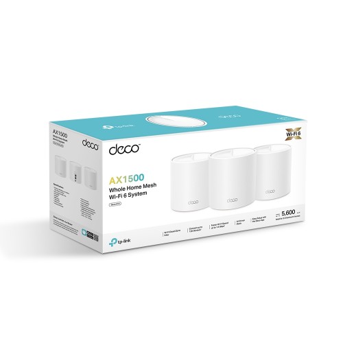 Mesh AX1500 Whole Home Wi-Fi 6 System 3-Pack Deco