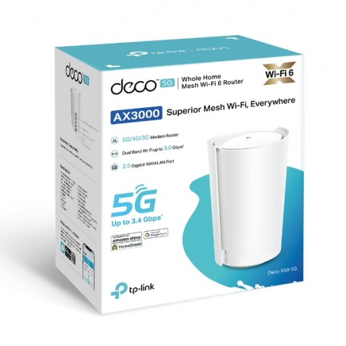 Mesh 5G AX3000 Whole Home Wi-Fi 6 Gateway 1-Pack Deco