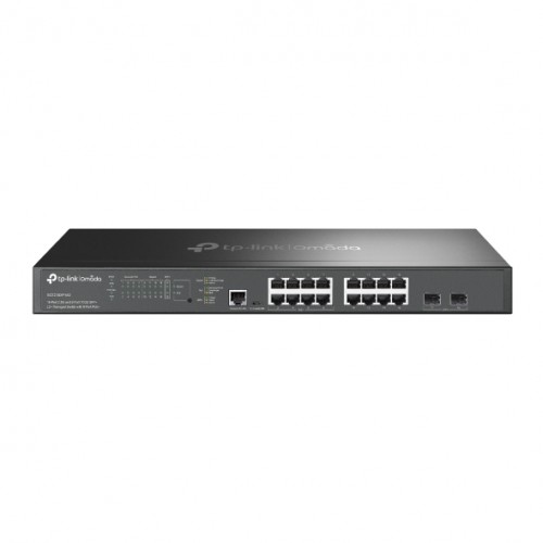 Switch 16-Port 2.5G and 2-Port 10GE SFP+ L2+ Managed with 8-Port PoE+ SG3218XP-M2 Omada TP-LINK