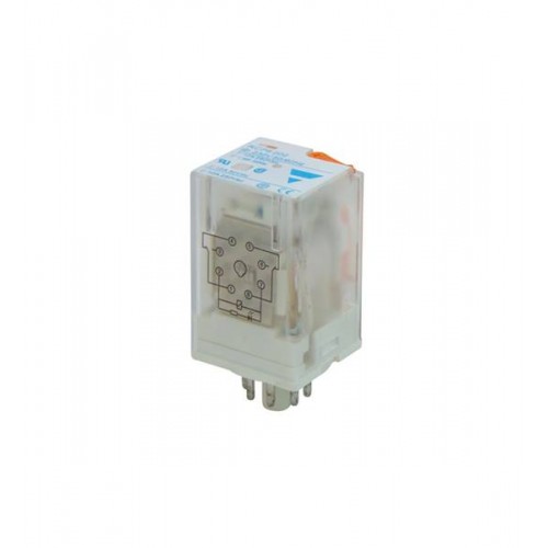 Relay 24V AC 10A 8Pins τύπου λυχνίας Led + testRCP RGN Carlo Gavazzi