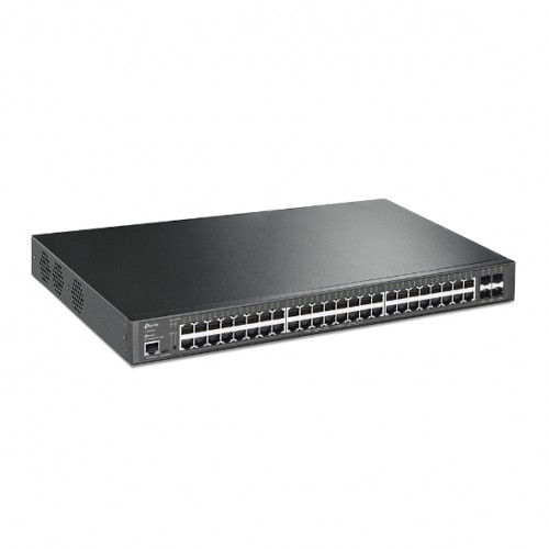 Switch 48-Port Gigabit and 4-Port 10GE SFP+ L2+ Managed with 48-Port PoE+ TL-SG3452XP JetStream TP-LINK