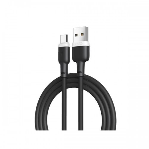 Καλώδιο φόρτισης & συγχρονισμού 2.4A USB A -> Type C 1m full speed μαύρο NB208 XO