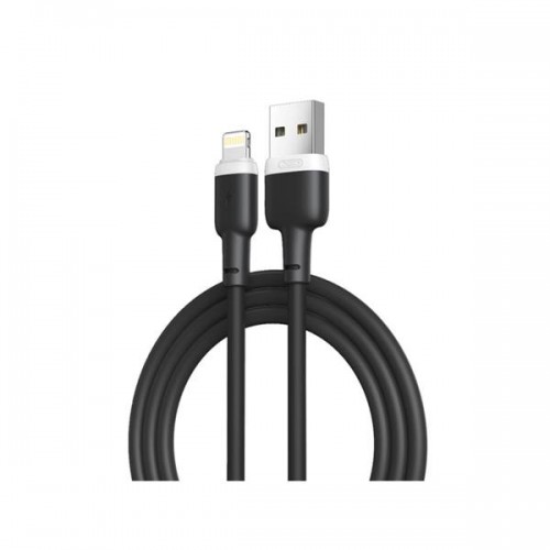 Καλώδιο φόρτισης & συγχρονισμού 2.4A USB A -> Lighting 1m full speed μαύρο NB208 XO