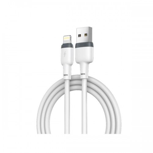 Καλώδιο φόρτισης & συγχρονισμού 2.4A USB A -> Lighting 1m full speed λευκό NB208 XO