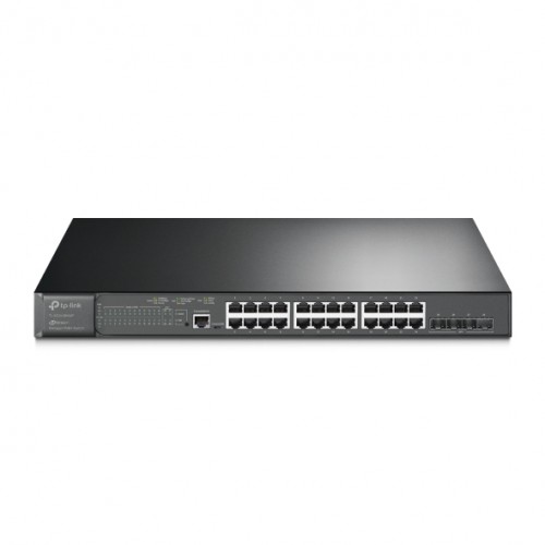 Switch 24-Port Gigabit and 4-Port 10GE SFP+ L2+ Managed with 24-Port PoE+ SG3428XMP JetStream TP-LINK