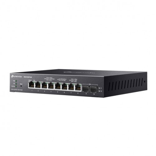 Switch 8-Port 2.5GBASE-T and 2-Port 10GE SFP+ Smart with 8-Port PoE+ SG2210XMP-M2 Omada TP-LINK