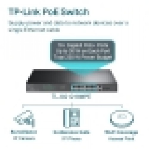 Switch 18-Port Gigabit Easy Smart with 16-Port PoE+ TL-SG1218MPE TP-LINK