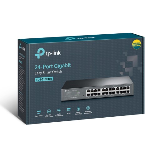 Switch 24-Port Gigabit Easy Smart TL-SG1024DE TP-LINK