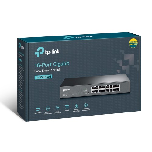 Switch 16-Port Gigabit Easy Smart TL-SG1016DE TP-LINK