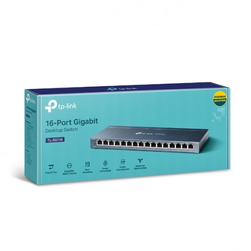 Switch 16-Port Gigabit Desktop TL-SG116 TP-LINK