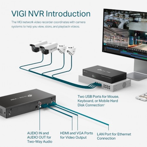 NVR 8 καναλιών VIGI NVR1008H TP-Link