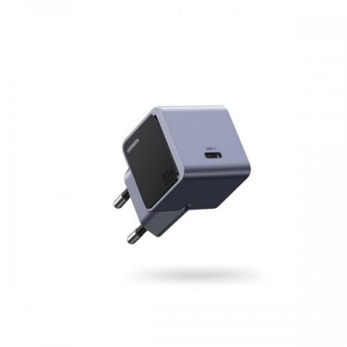 Τροφοδοτικό 230V in -> 1x USB C Out GaN 5V 30W + PD3.0 γκρι 35041 Ugreen