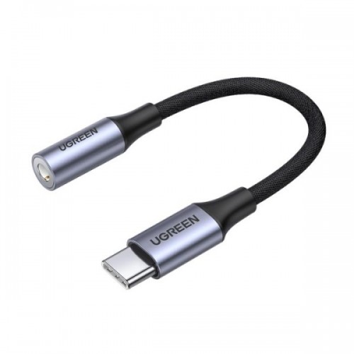 Καλώδιο USB 2.0 type C -> audio 3.5mm θηλυκό για Smartphones 10cm αλουμινίου AV161 80154 Ugreen