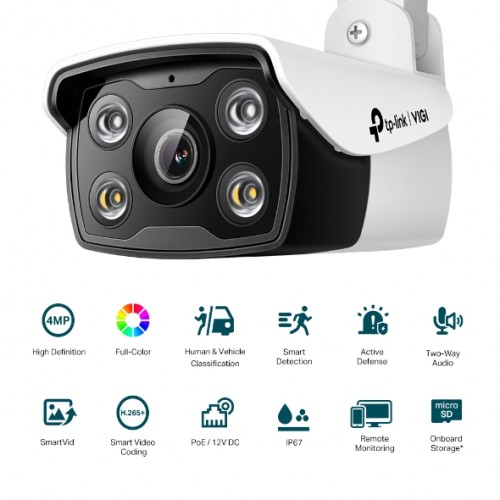 Κάμερα Bullet 4MP 2.8mm Lens Network Outdoor Full-Color VIGI C340 TP-Link