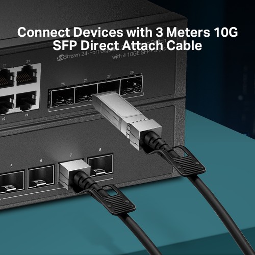 Καλώδιο DAC 3 Meters 10G SFP+ TL-SM5220-3M TP-Link