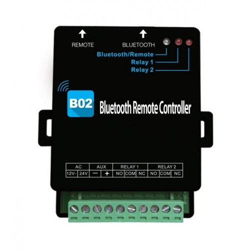 Τηλεχειρισμός 2 εξόδων BlueTooth / τηλεχειριστηρίου RF 12VDC 1.5A HX-BO2 HomeLux