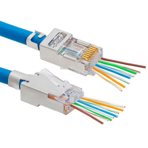 Φις τηλεφωνικό 8P8C RJ45 αρσενικό open type CAT6A ECT200601 CZT