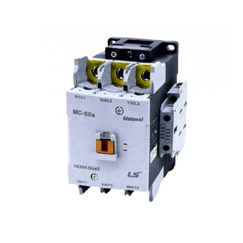 Relay ισχύος 3pin 22kw 110V AC 1NO 1NC MC-50a Metasol LG