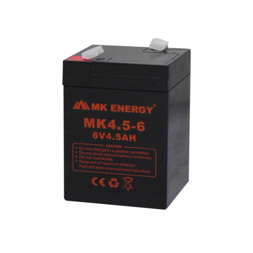 Μπαταρία 6V 4.5Ah μολύβδου (4,8mm) MK4.5-6 MK Energy