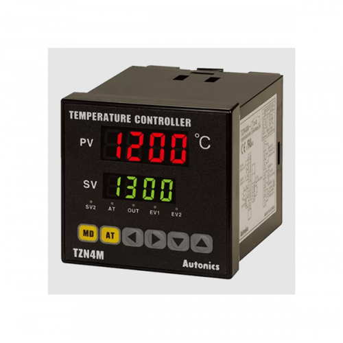 Ελεγκτής θερμοκρασίας ψηφιακός 48x48 με ρελέ 1C/O+AL 3A 100-240VAC TZN4S-14R Autonics