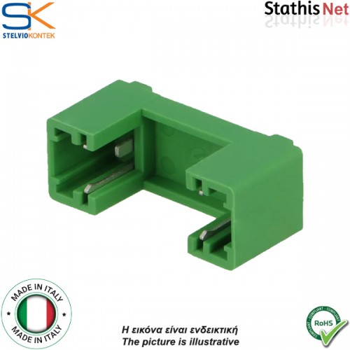 Ασφαλειοθήκη τυπωμένου PCB 5x20mm 10A PTF/75 πράσινη Stelvio Kontek