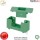 Ασφαλειοθήκη τυπωμένου PCB με καπάκι 5x20mm 6.3A πράσινη S1052-A Shenxiong