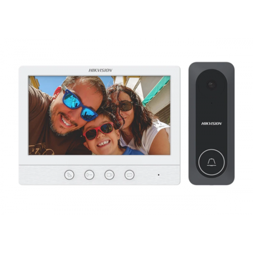 Θυροτηλέοραση αναλογική kit 4 καλωδίων DS-KIS212 Hikvision
