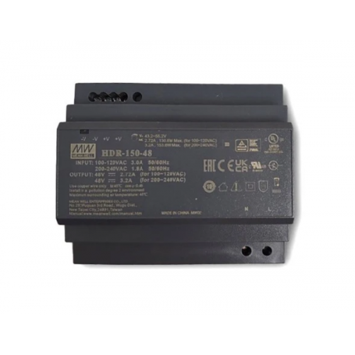 Τροφοδοτικό ράγας 230V IN -> OUT 48VDC 150W 3.2A ultra slim HDR150-48 Mean Well