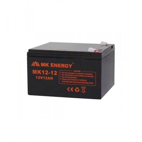Μπαταρία 12V 12Ah μολύβδου (6.4mm) MKE12-12 MKE