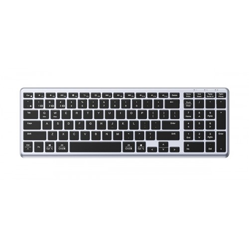Πληκτρολόγιο H/Y ασύρματo Bluetooth 5.0 & 2.4 GHz γκρι MV-KB001 KU005 Ugreen