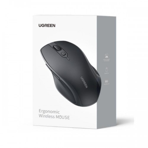 Mouse optical silent  ασύμαρτο Bluetooth 5.0 & 2.4 GHz μαύρο MU101 Ugreen