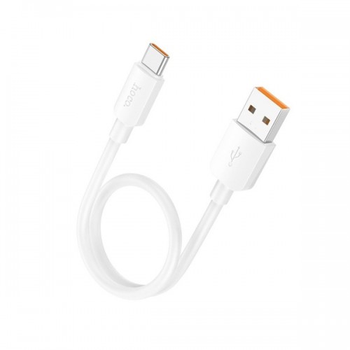 Καλώδιο φόρτισης & συγχρονισμού 3A USB A -> Type C 0.25m full speed λευκό X96 Hoco