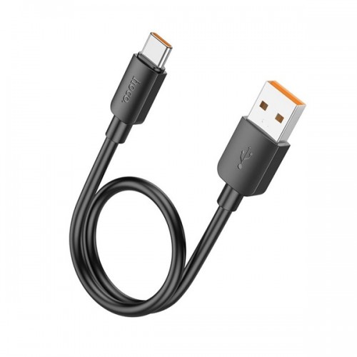 Καλώδιο φόρτισης & συγχρονισμού 3A USB A -> Type C 0.25m full speed μαύρο X96 Hoco