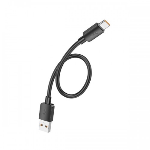 Καλώδιο φόρτισης & συγχρονισμού 3A USB A -> Type C 0.25m full speed μαύρο X96 Hoco