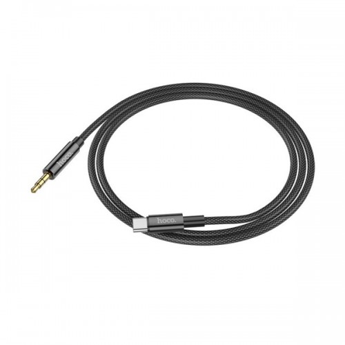 Καλώδιο USB 2.0 type C -> audio 3.5mm αρσενικό για Smartphones 1m μαύρο UPA19TBK Hoco