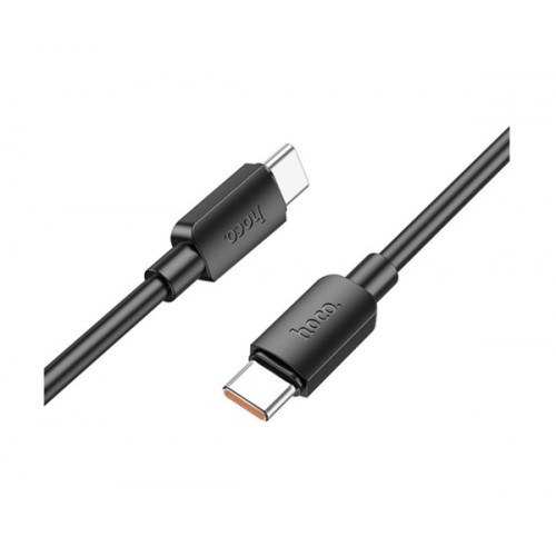 Καλώδιο φόρτισης & συγχρονισμού USB Type C -> Type C 1m 100W 3A full speed μαύρο X96 Hoco