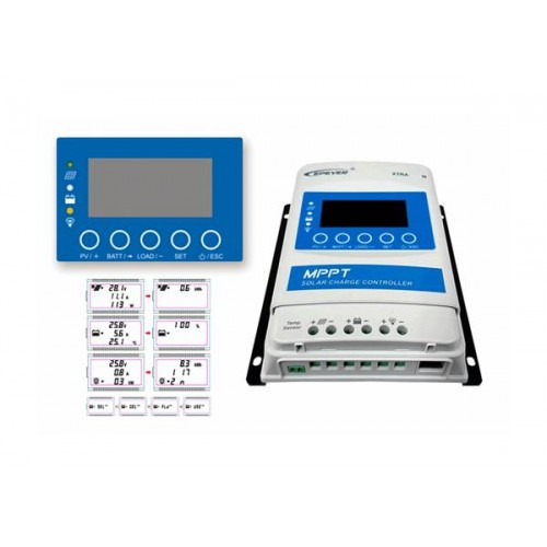 Ρυθμιστής φόρτισης 12-24V DC 30A MPPT ΧΤΡΑ3215Ν Epever