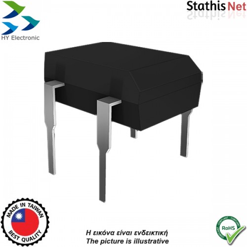 Γέφυρα ανόρθωσης τυπωμένου 1A 1000V DB107 HY Electronic